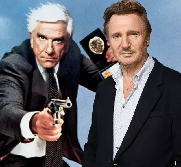 leslie nielsen & liam neeson
