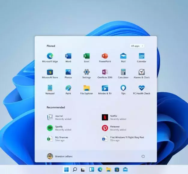 Windows 11 interface