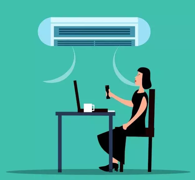 airconditioner on wall